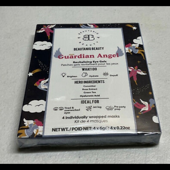 New Beautaniq Beauty Guardian Angel Revitalising Eye Gels New in Box 4 Masks - Picture 2 of 3